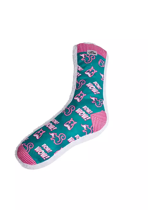 American Pet Supplies Squeaking Squirrel Printed Sock Comfort Plush Dog Chew Toy 2 American Pet Supplies Squeaking Squirrel Printed Sock Comfort Plush Dog Chew Toy - Image 2