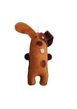 American Pet Supplies Eco-friendly Silly Puppy Natural Leather Dog Chew Toy -Piper & Wright Sales Belk 683