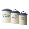 American Pet Supplies French Blue Pet Food & Treat Storage Canisters (Set of 3)