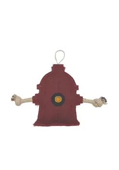 American Pet Supplies Eco-friendly Fire Hydrant Canvas And Jute Dog Chew Toy