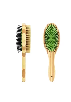 American Pet Supplies Dual Sided Dog Bamboo Grooming Brush