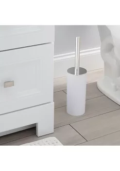 Bath Bliss Soft Touch Toilet Brush Set in Matte White -Piper & Wright Sales Belk 76