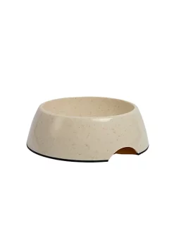 American Pet Supplies Eco-friendly Bamboo Dog Bowl - White Swan