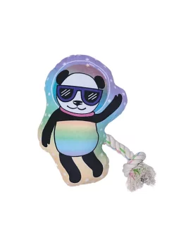 American Pet Supplies Space Panda Crinkle And Squeaky Magical Plush Dog Toy