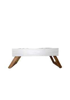 American Pet Supplies Eco-Friendly Elevated Dog Wood Feeder (Brown) - Medium -Piper & Wright Sales Belk 844