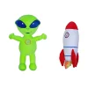 American Pet Supplies Out Of This World Crinkle And Squeaky Plush Dog Toy Combo