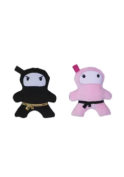 American Pet Supplies Ninja Love Crinkle And Squeaky Plush Dog Toy Combo -Piper & Wright Sales Belk 857