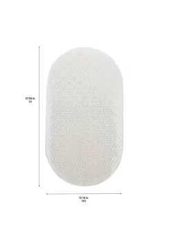 Bath Bliss PEVA Shower Curtain Liner in Frost -Piper & Wright Sales Belk 86