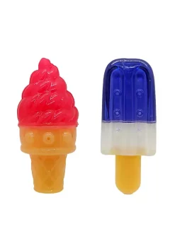American Pet Supplies Large Popsicle with Large Ice-cream Cone Freezable Dog Chew Toys -Piper & Wright Sales Belk 862
