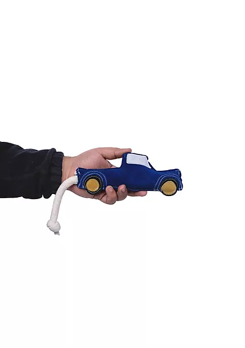 American Pet Supplies Vegan Leather Blue Pickup Truck Eco Friendly Dog Toy 2 American Pet Supplies Vegan Leather Blue Pickup Truck Eco Friendly Dog Toy - Image 2