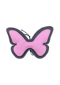 American Pet Supplies Eco-friendly Butterfly Canvas And Jute Dog Chew Toy