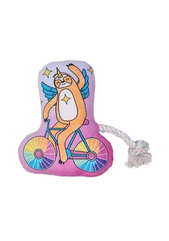 American Pet Supplies Slow Biker Magical Plush Toy With crinkle Paper And Squeakers