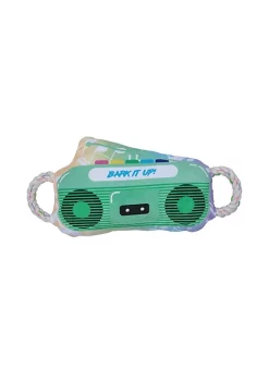 American Pet Supplies Magical Boombox Crinkle And Squeaky Plush Dog Chew Toy 5 American Pet Supplies Magical Boombox Crinkle And Squeaky Plush Dog Chew Toy -Piper & Wright Sales Belk 895