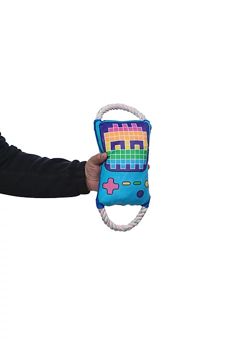 American Pet Supplies Large Retro Gamer Crinkle And Squeaky Plush Dog Toy 2 American Pet Supplies Large Retro Gamer Crinkle And Squeaky Plush Dog Toy - Image 2