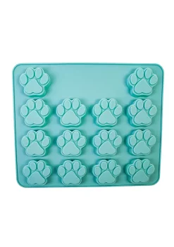 American Pet Supplies Paw Print 3 in 1 Silicone Baking Treat Tray