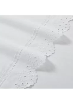 Piper & Wright Eyelet Sheet 4pc. Sheet Set