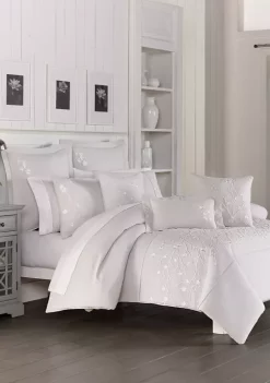 Piper & Wright Cherry Blossom Gray 3 Piece Comforter Set -Piper & Wright Sales Belk 939