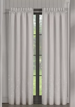 Piper & Wright Cherry Blossom Grey 84 Inch Window Panel Pair -Piper & Wright Sales Belk 975